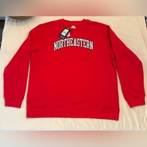NWT! Northeastern Crewneck Sweatshirt, sz XL